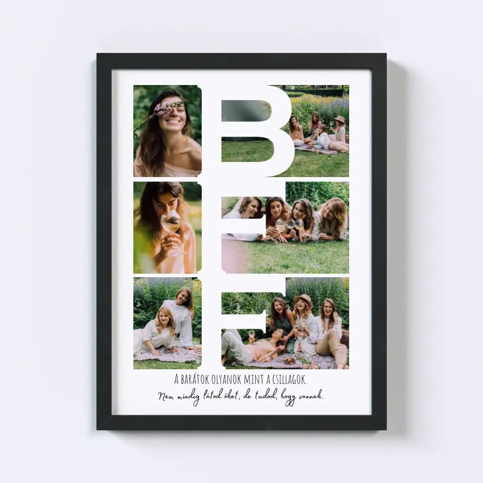 Legjobb Barát "BFF" Fotókollázs No.2