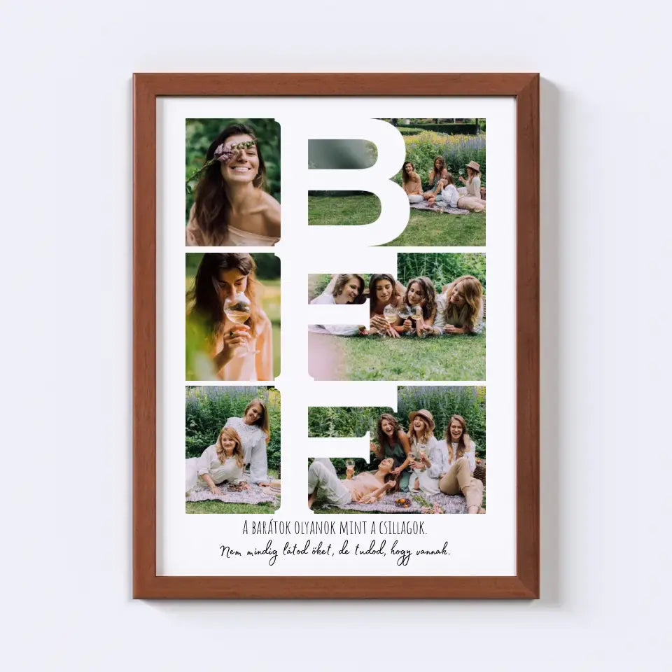 Legjobb Barát "BFF" Fotókollázs No.2
