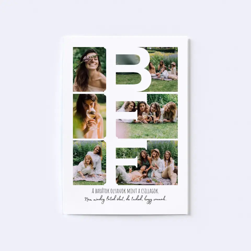Legjobb Barát "BFF" Fotókollázs No.2