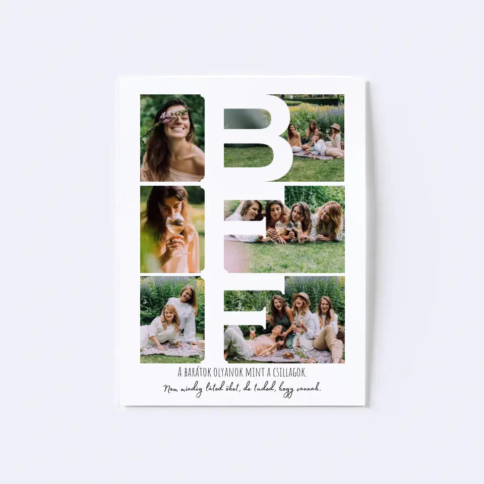 Legjobb Barát "BFF" Fotókollázs No.2