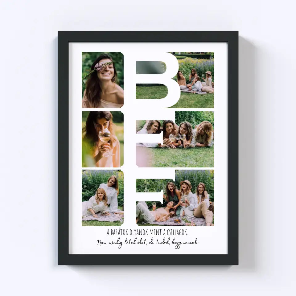 Legjobb Barát "BFF" Fotókollázs No.2
