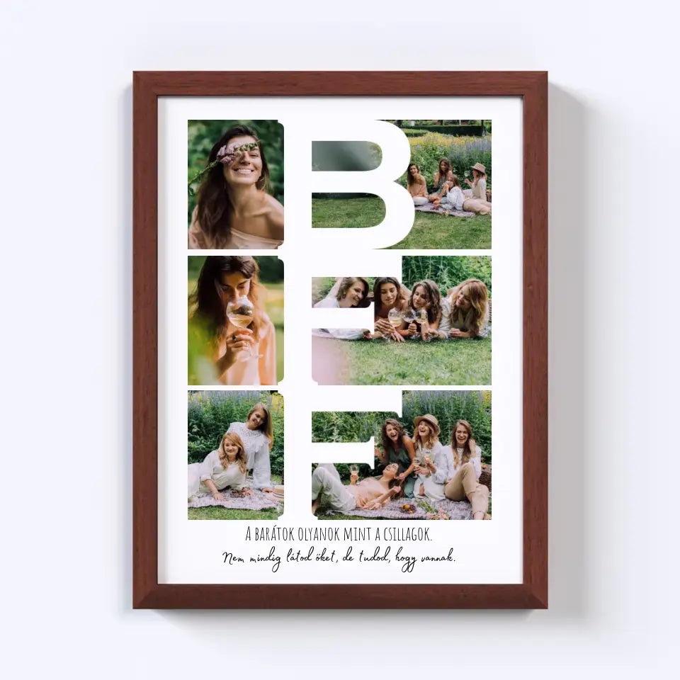 Legjobb Barát "BFF" Fotókollázs No.2