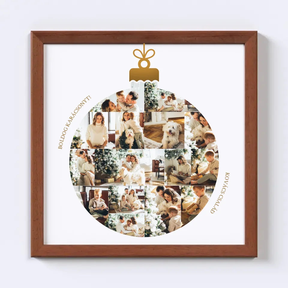 Karácsonyi Dísz Fotókollázs