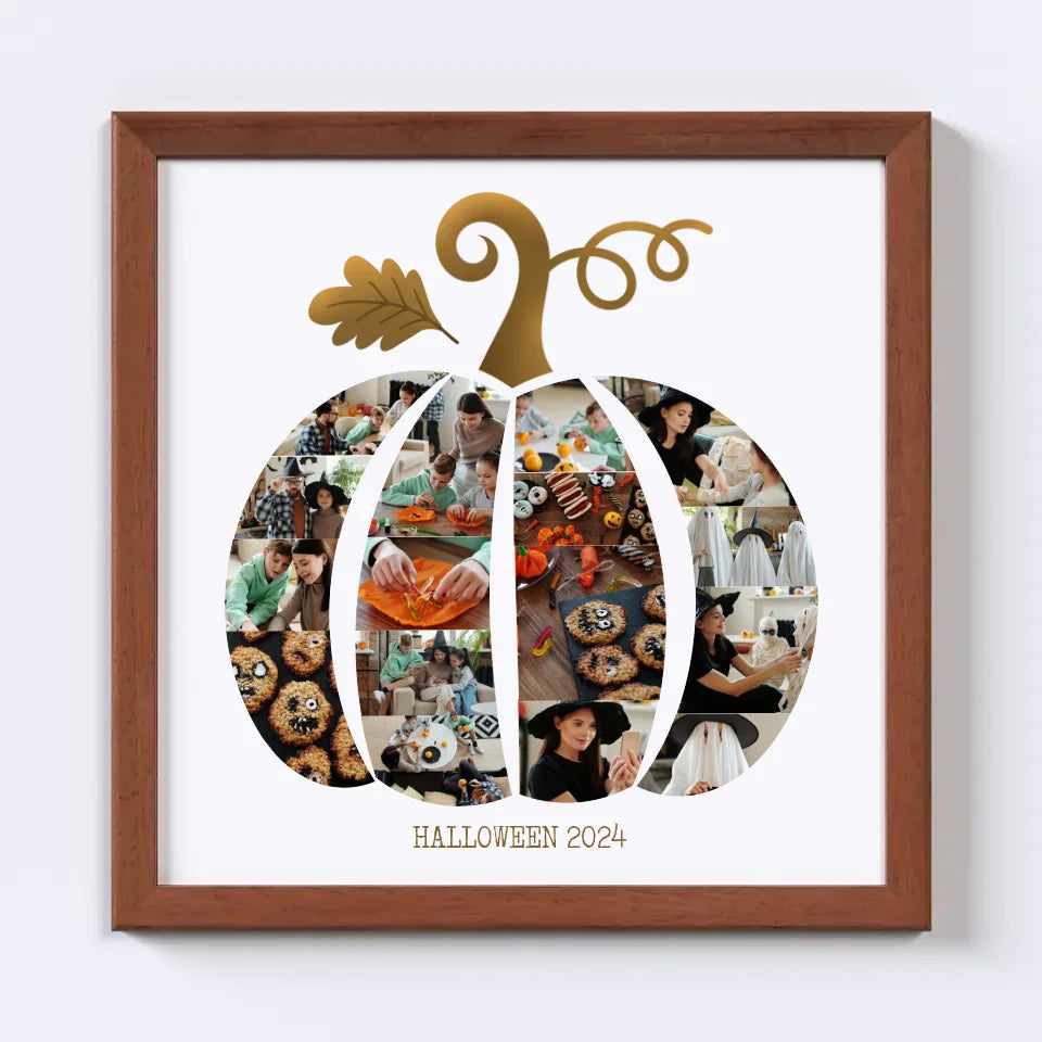Halloween Tök Fotókollázs