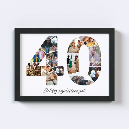 Negyvenes Születésnap Fotókollázs (40-49)