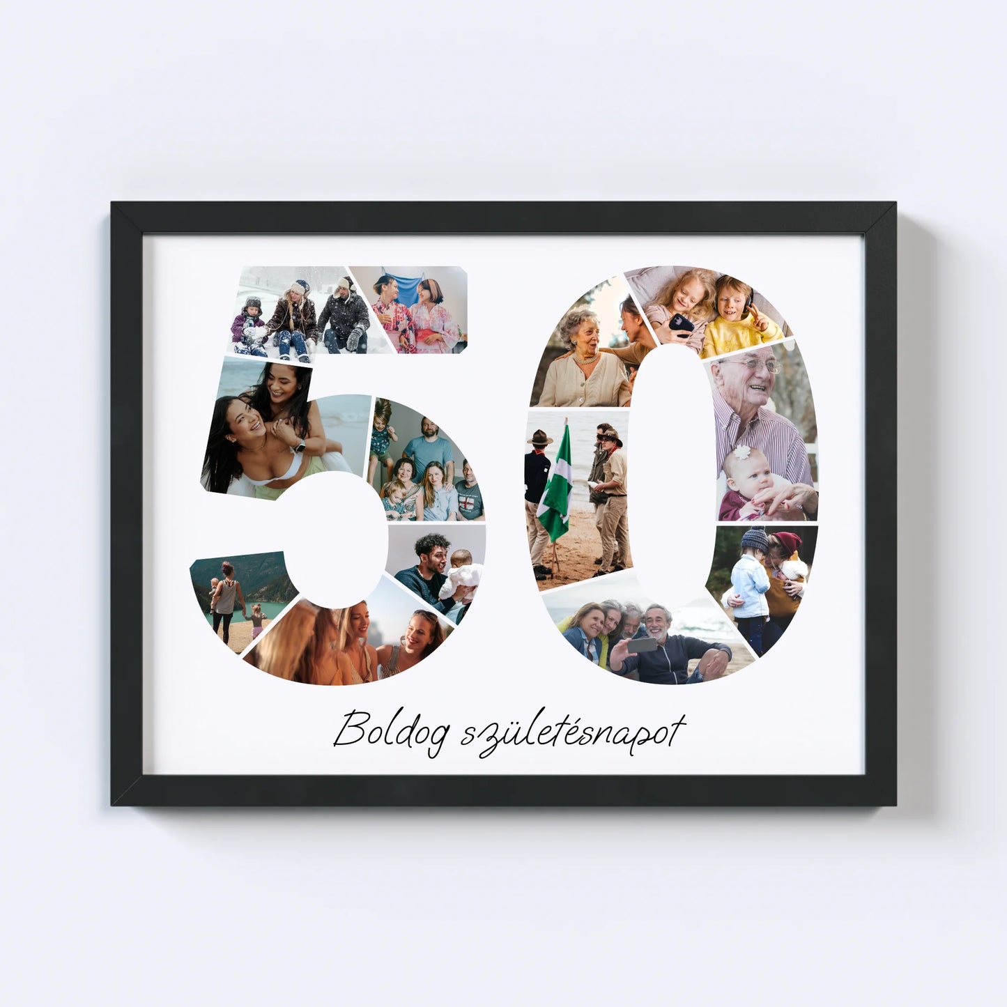 Ötvenes Születésnap Fotókollázs (50-59)