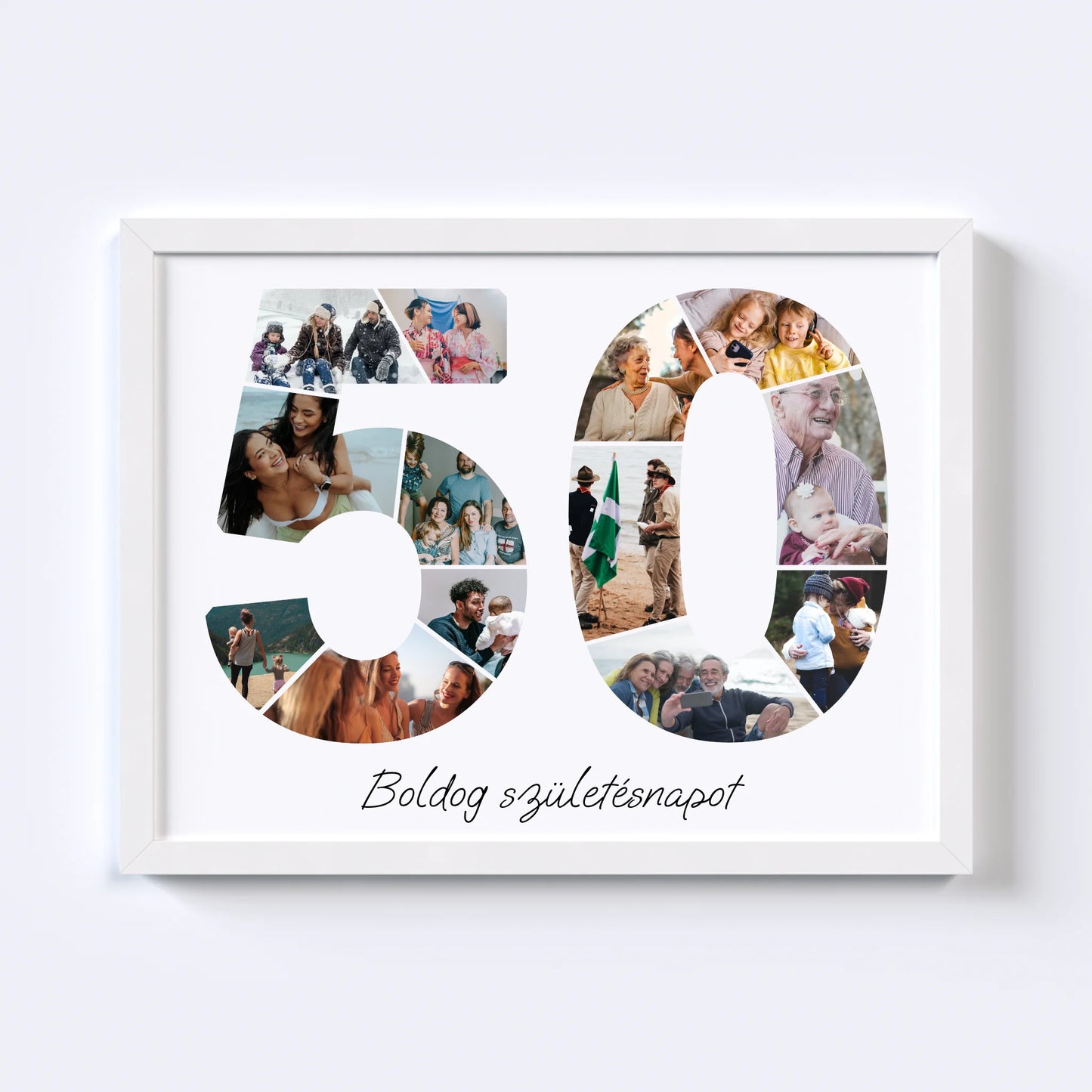 Ötvenes Születésnap Fotókollázs (50-59)