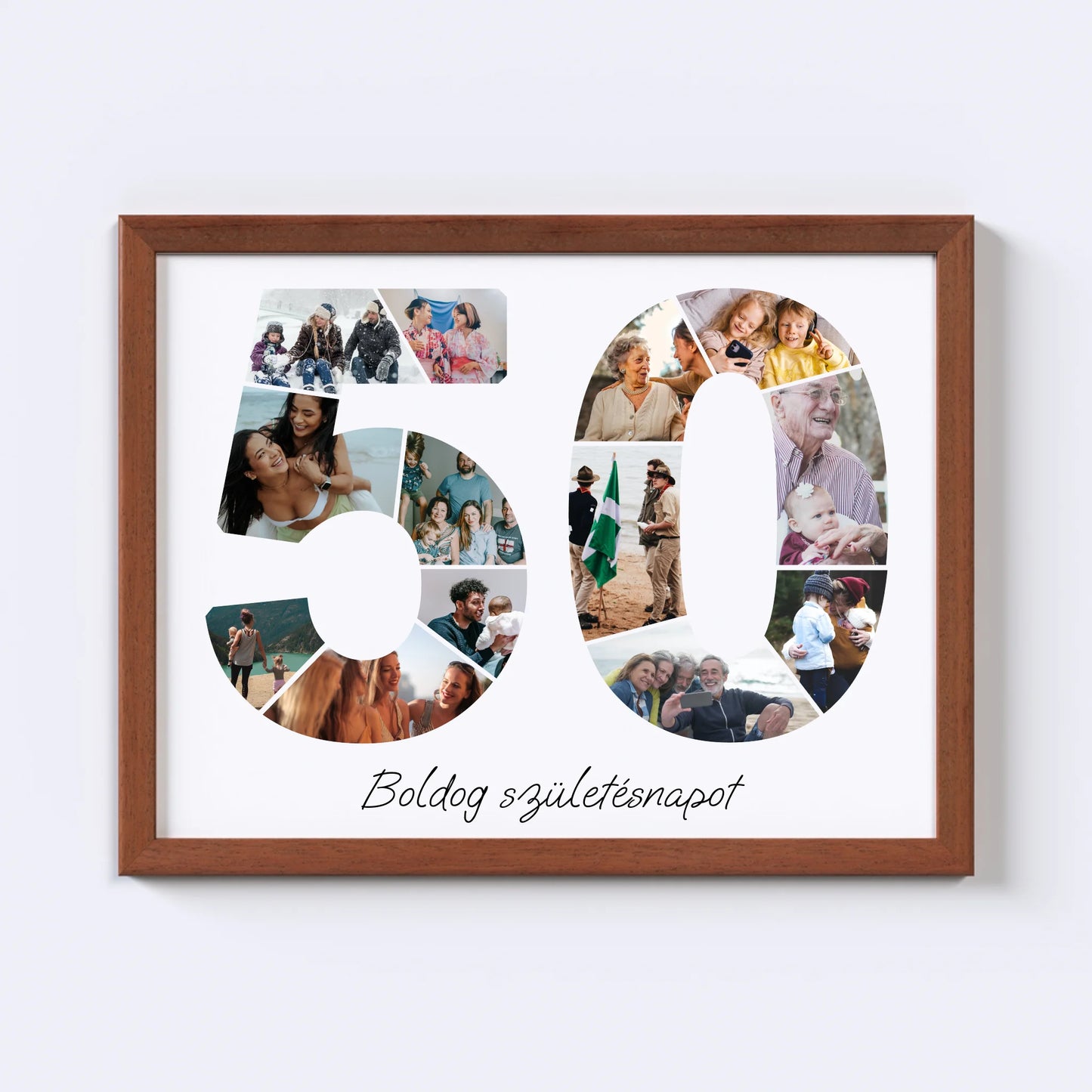 Ötvenes Születésnap Fotókollázs (50-59)