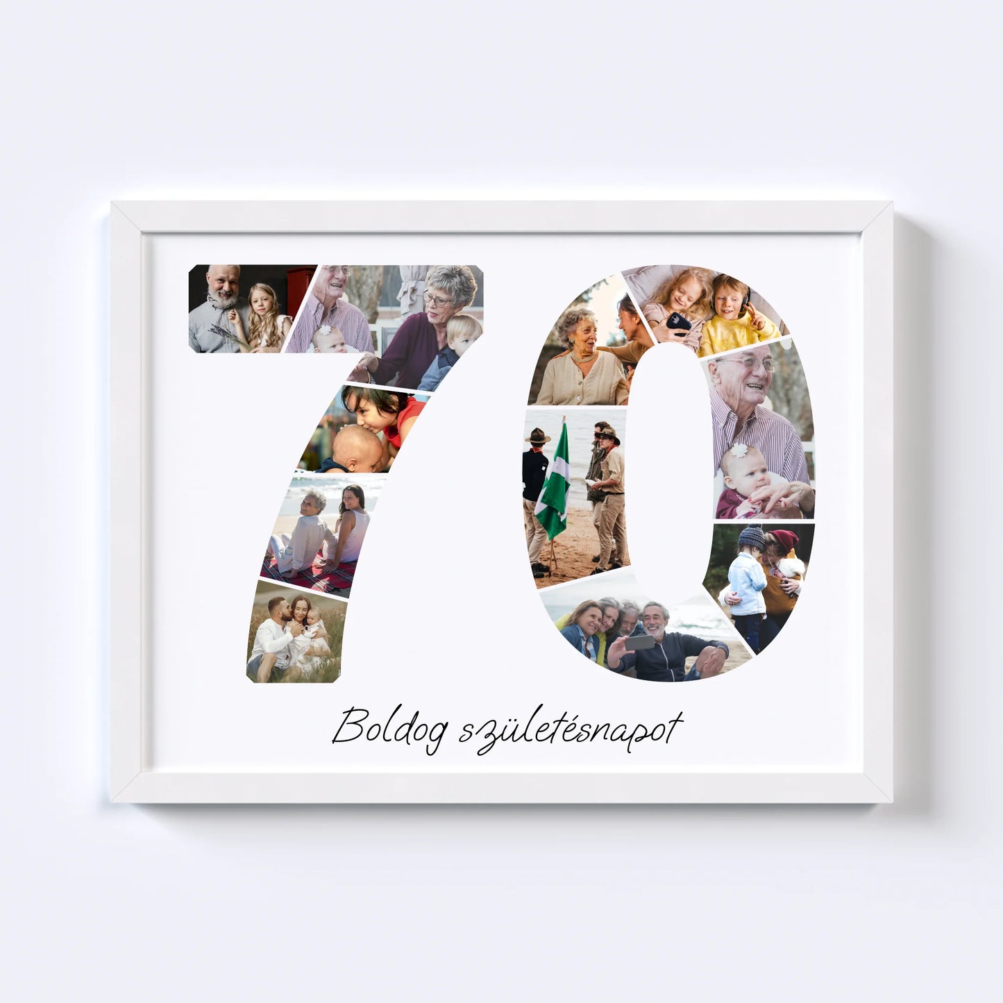 Hetvenes Születésnap Fotókollázs (70-79)