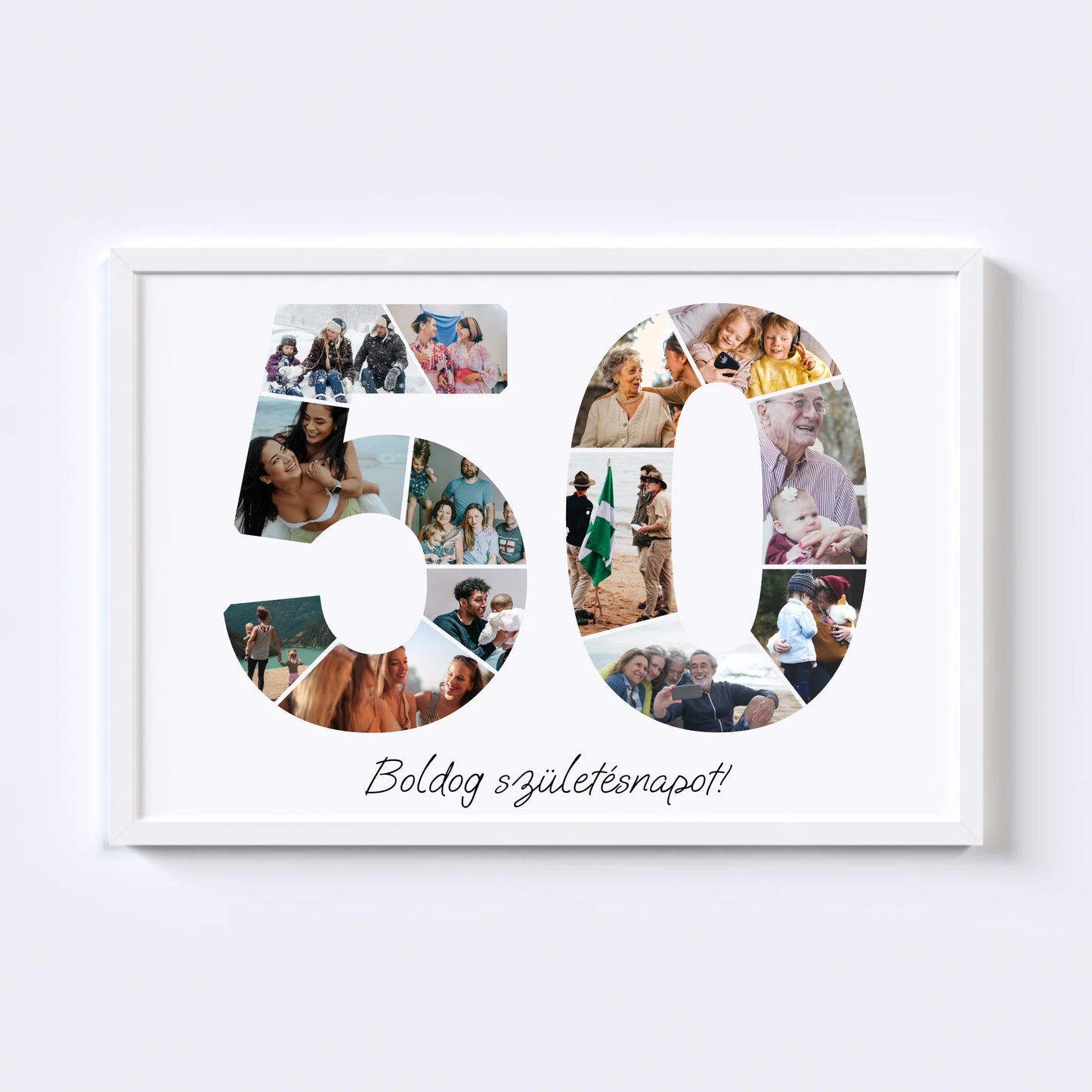 Ötvenes Születésnap Fotókollázs (50-59)