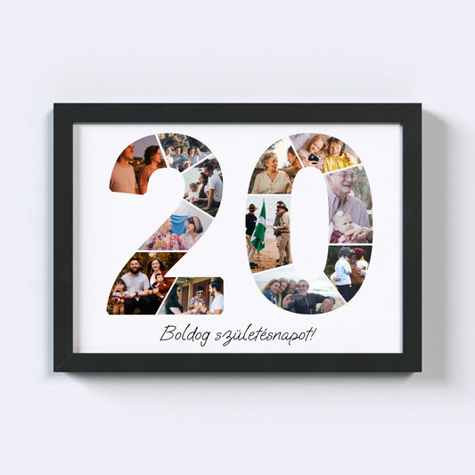 Huszonéves Születésnap Fotókollázs (20-29)
