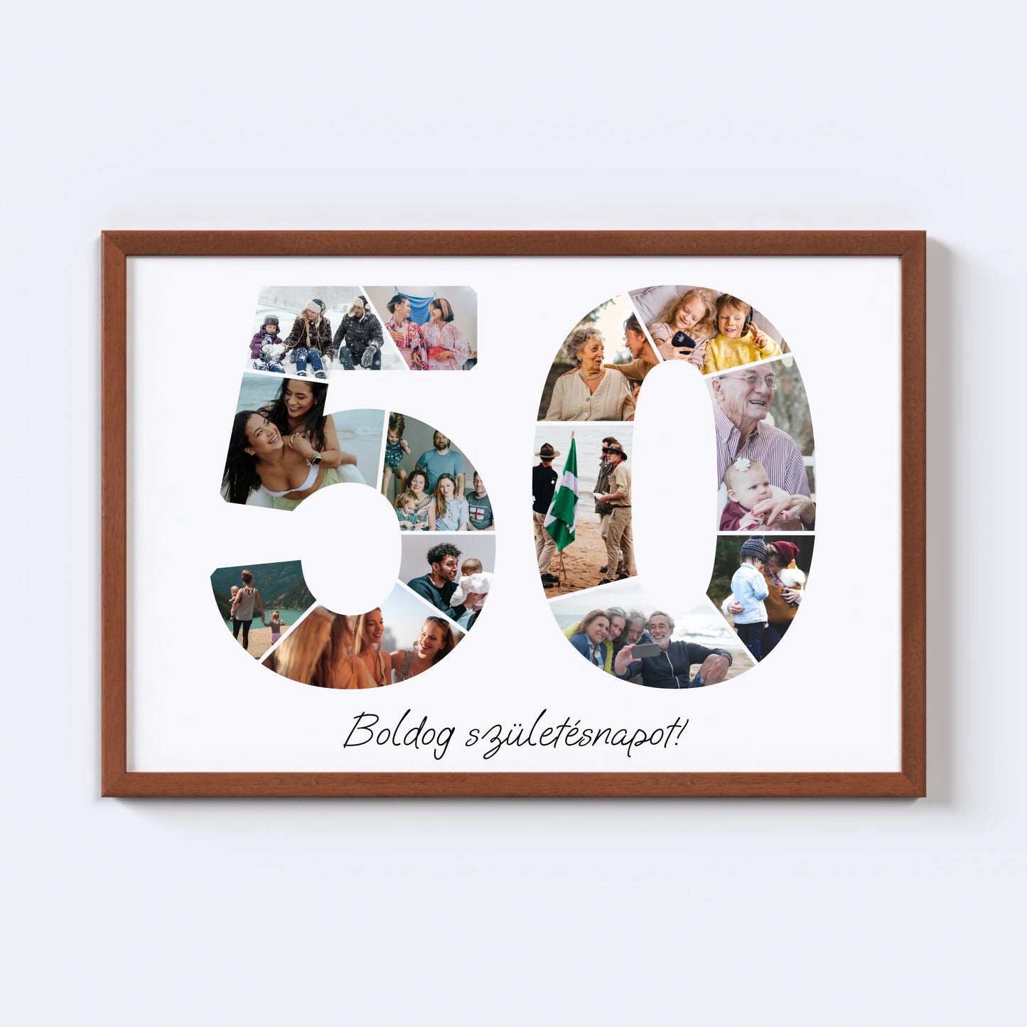 Ötvenes Születésnap Fotókollázs (50-59)