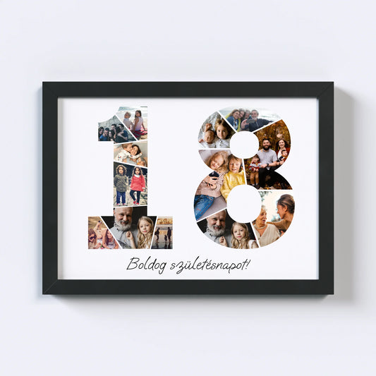 Tizenéves Születésnap Fotókollázs (10-19)