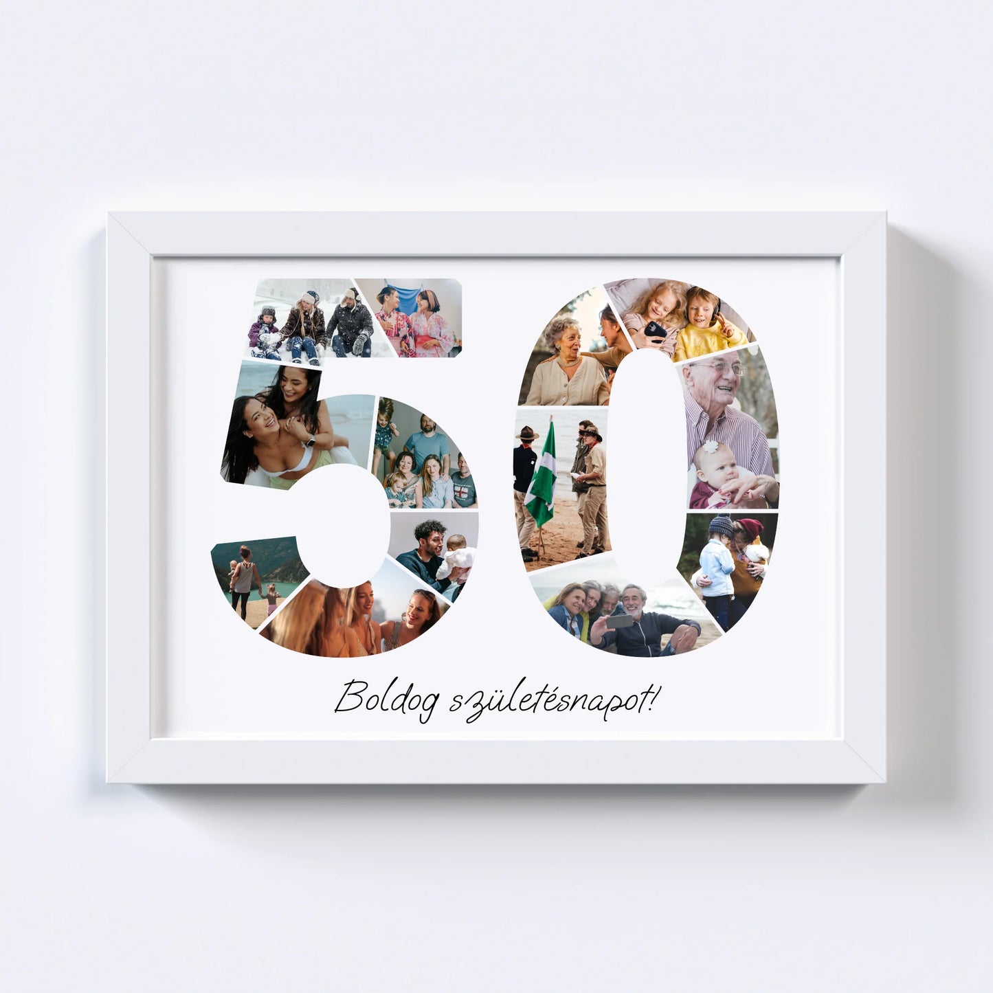 Ötvenes Születésnap Fotókollázs (50-59)