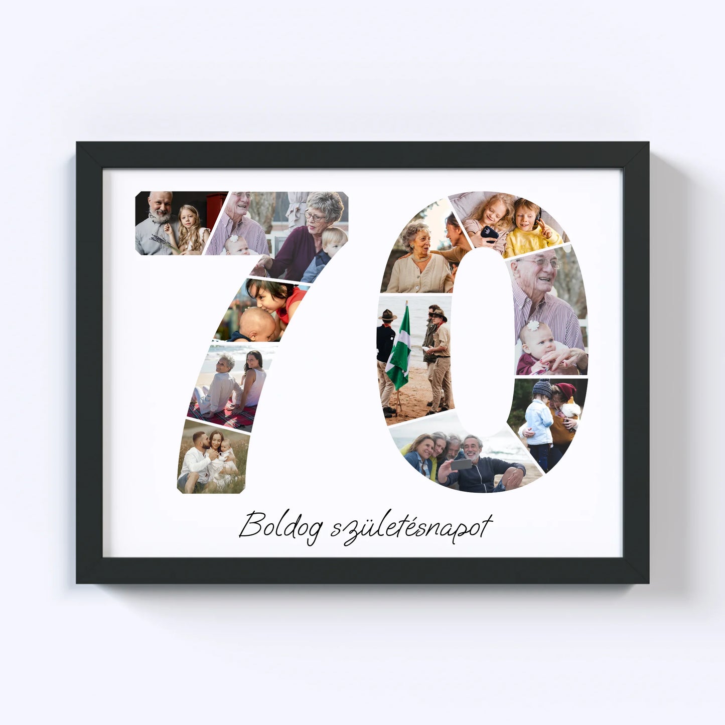 Hetvenes Születésnap Fotókollázs (70-79)