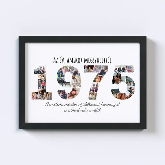 Évszám Fotókollázs