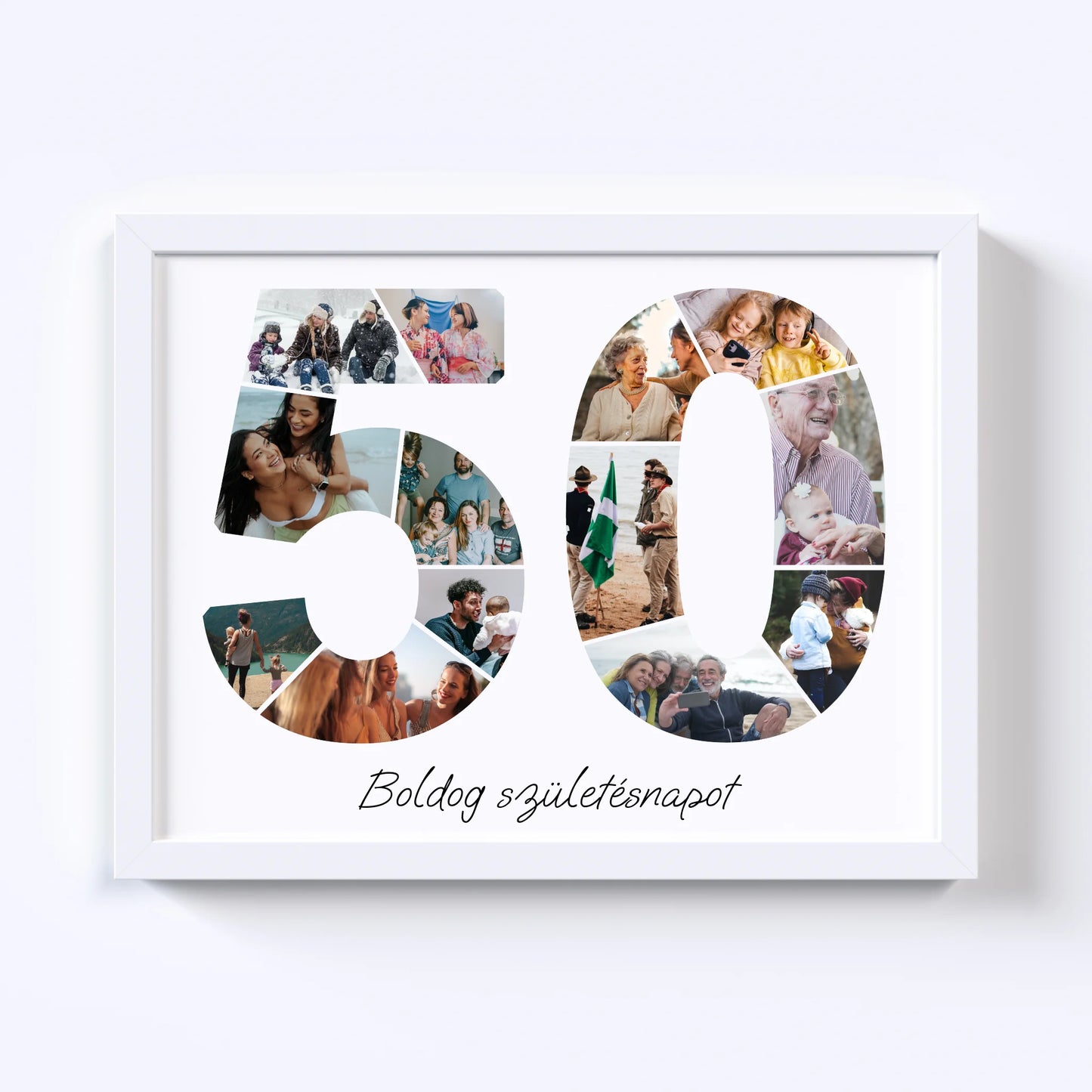 Ötvenes Születésnap Fotókollázs (50-59)