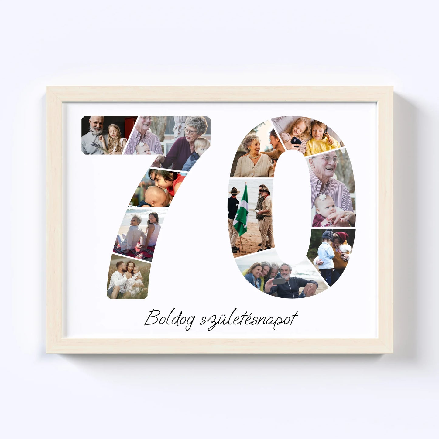 Hetvenes Születésnap Fotókollázs (70-79)
