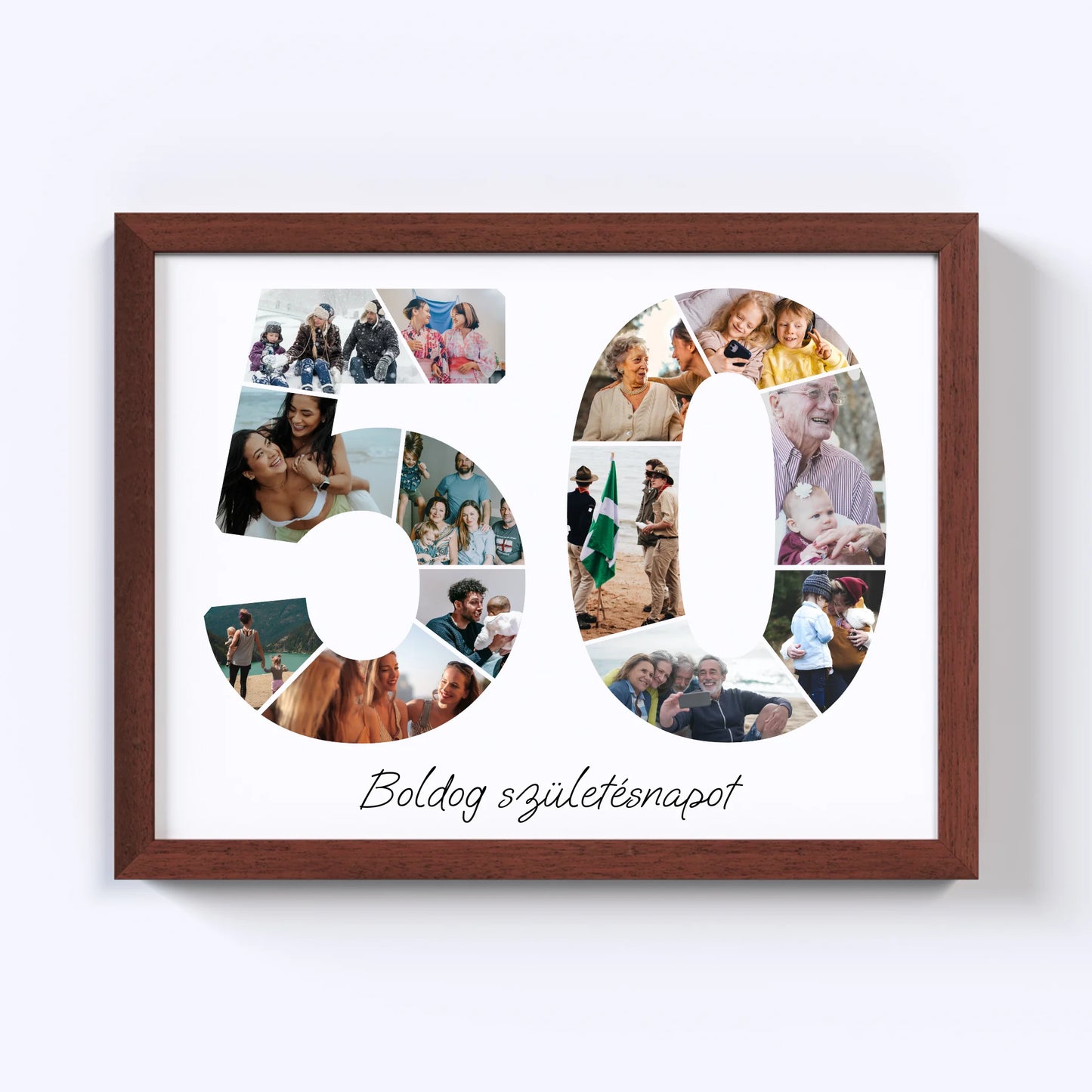 Ötvenes Születésnap Fotókollázs (50-59)
