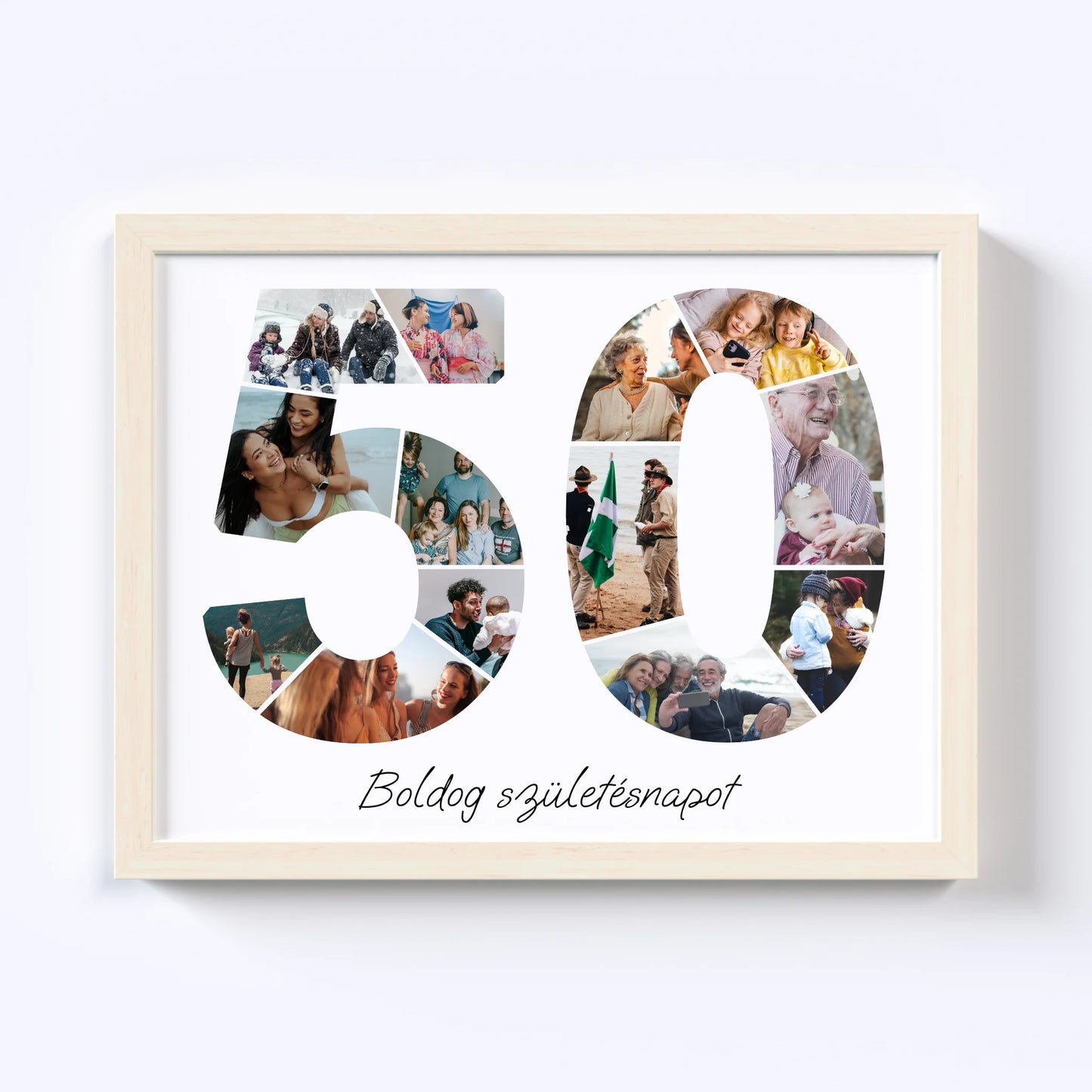 Ötvenes Születésnap Fotókollázs (50-59)