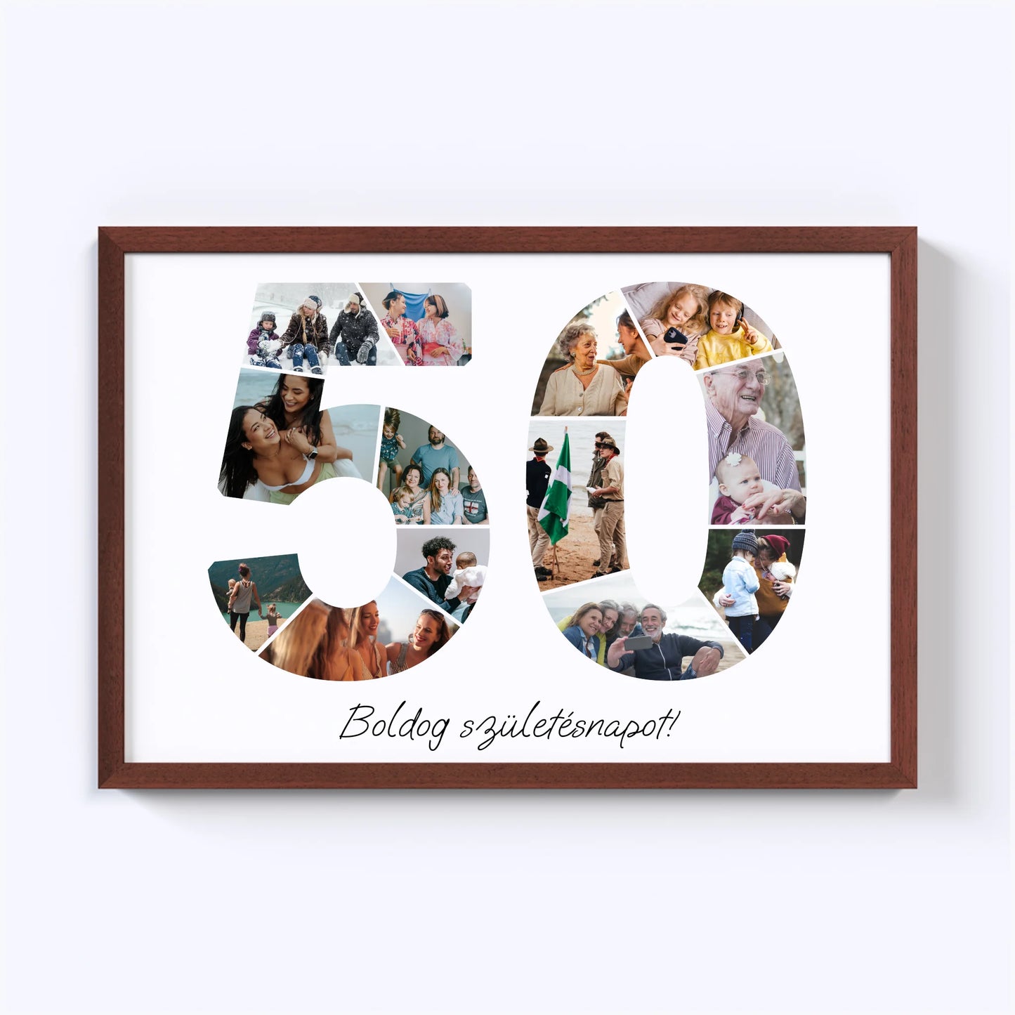 Ötvenes Születésnap Fotókollázs (50-59)