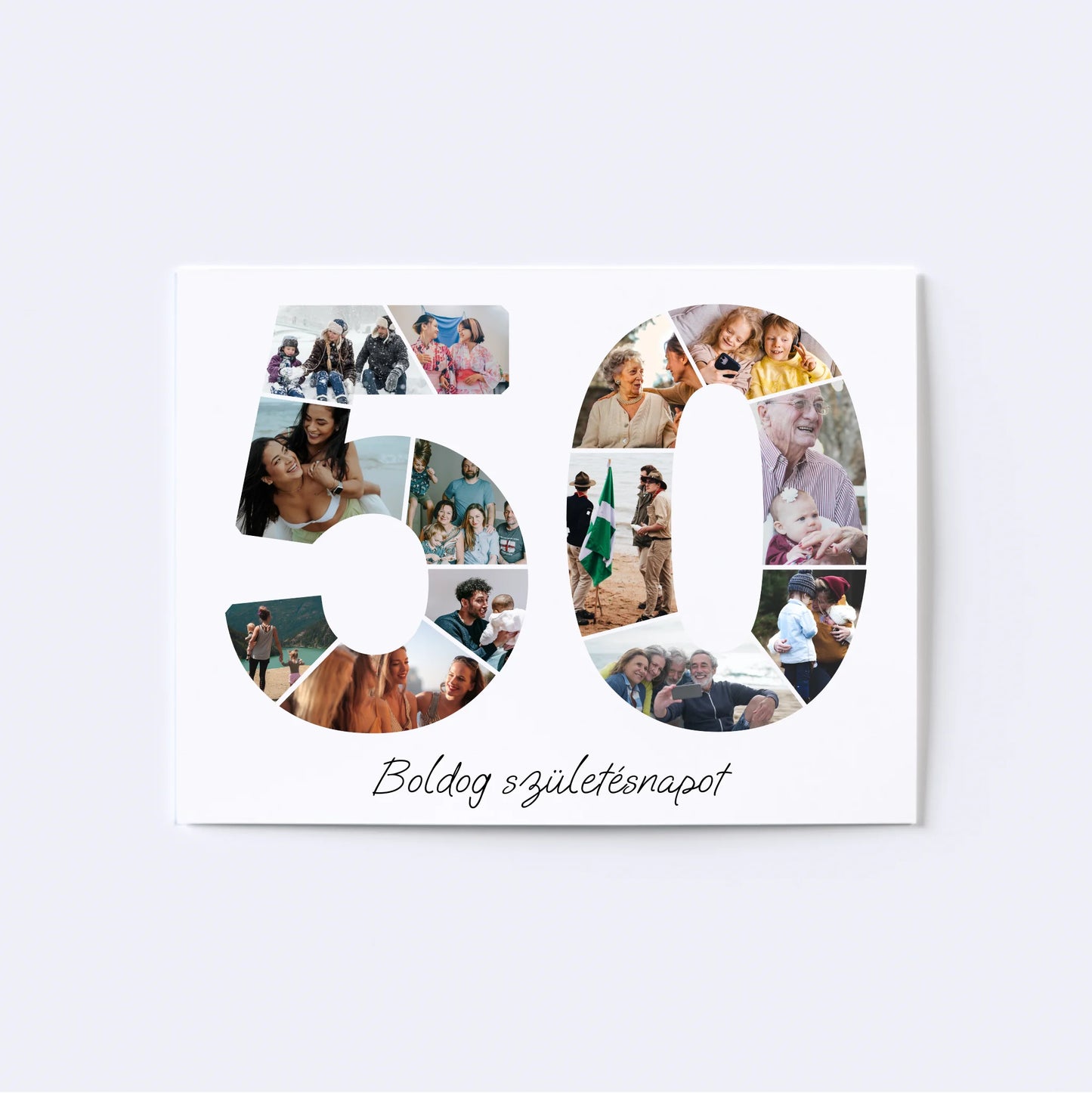 Ötvenes Születésnap Fotókollázs (50-59)