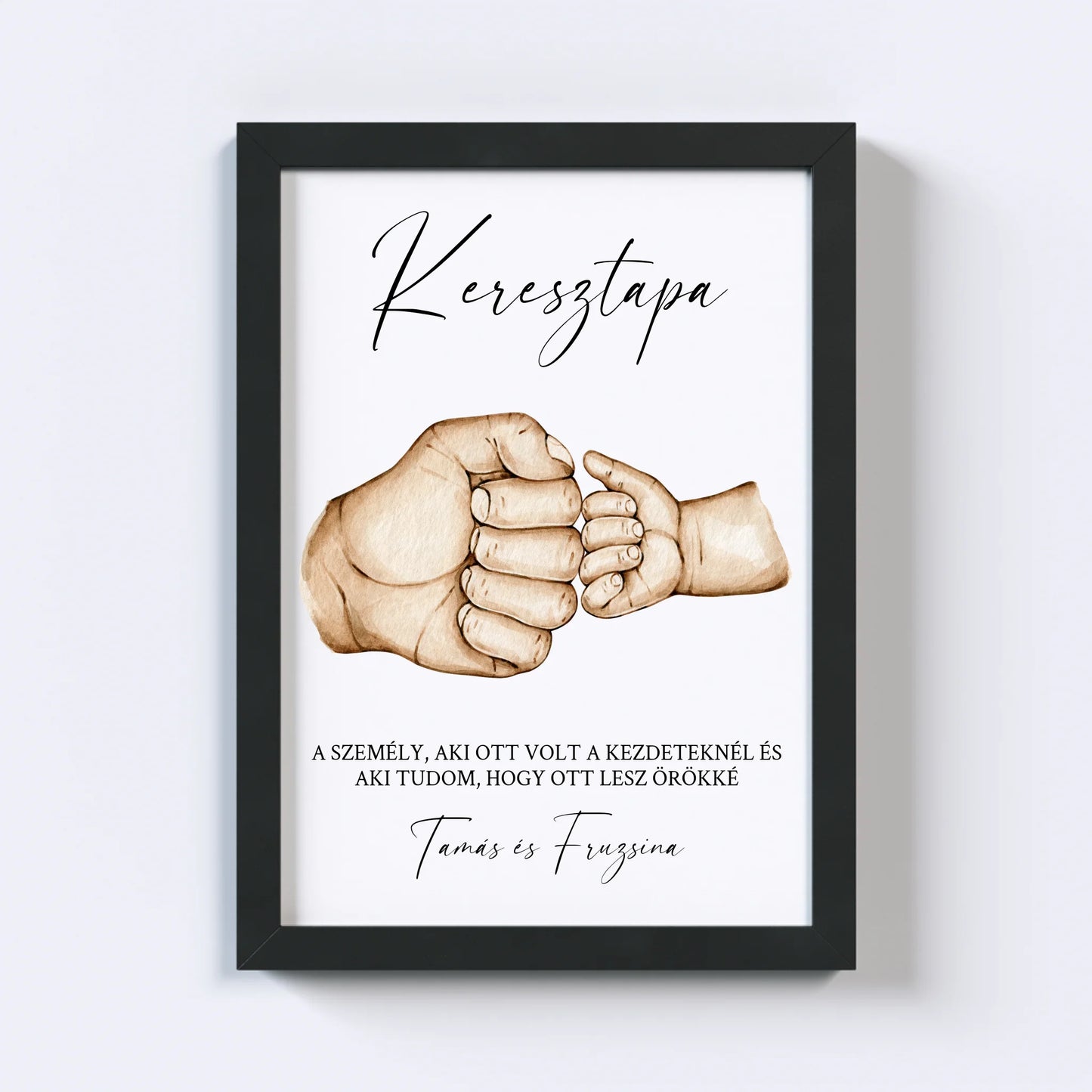 Keresztelő Falikép - Keresztapa