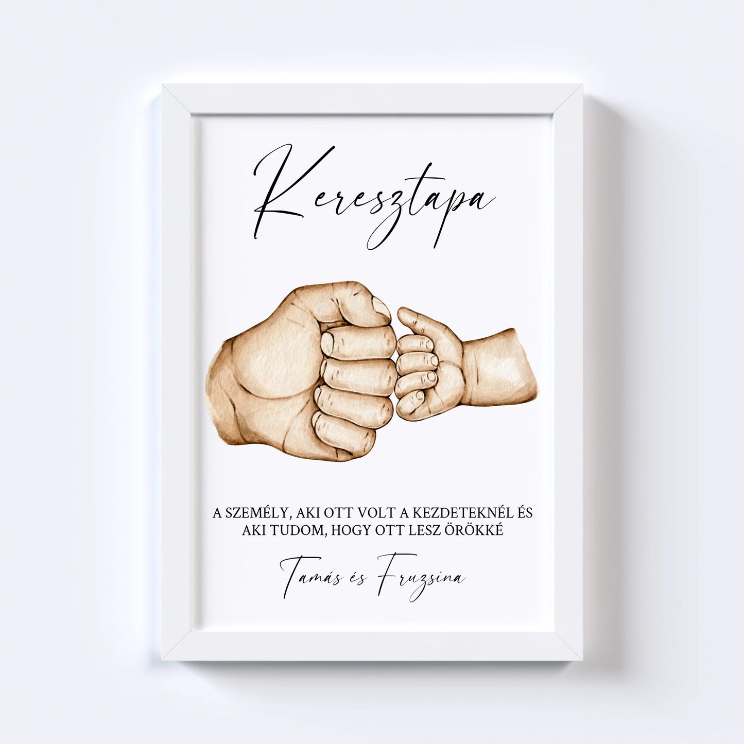 Keresztelő Falikép - Keresztapa