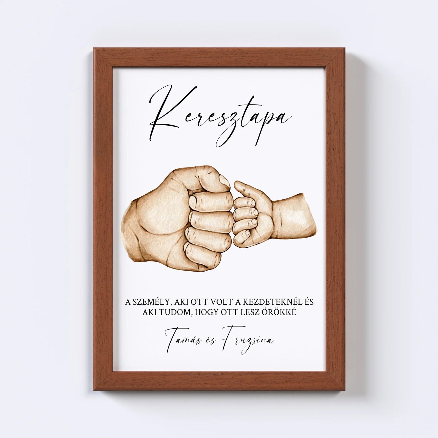 Keresztelő Falikép - Keresztapa