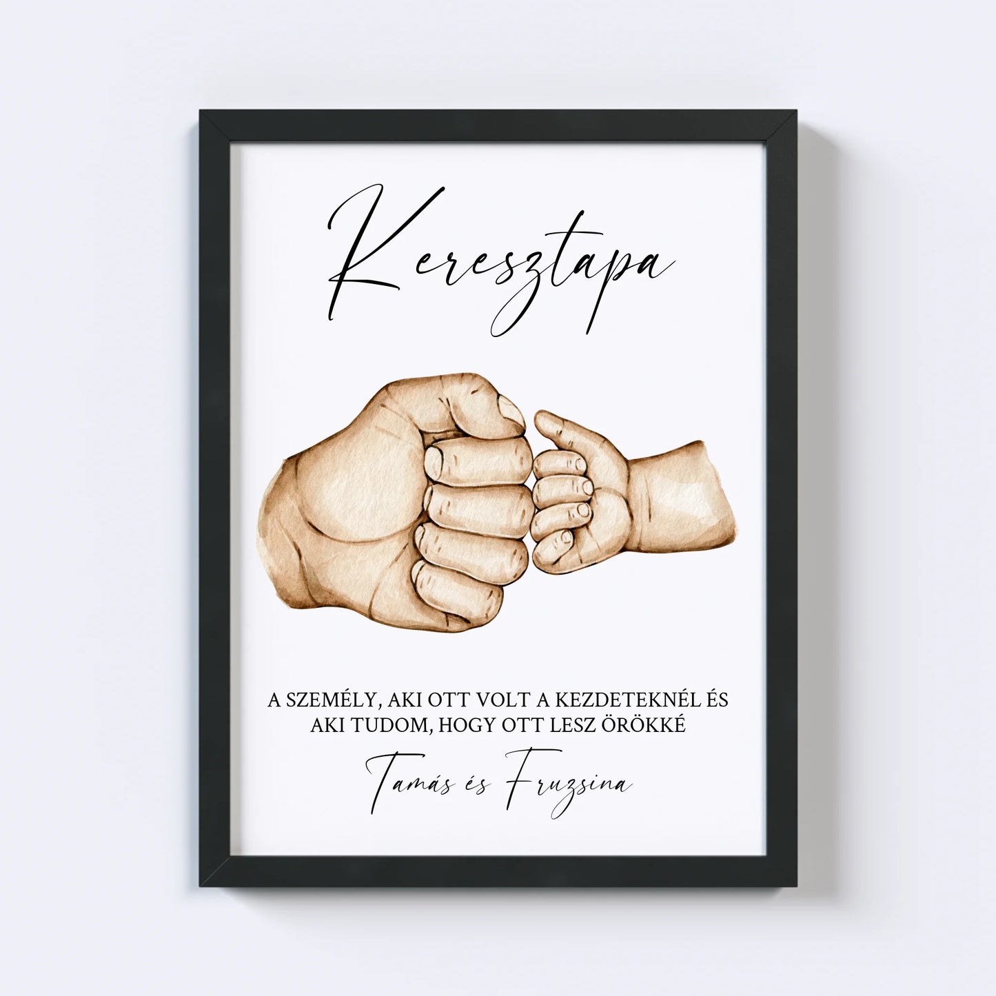 Keresztelő Falikép - Keresztapa
