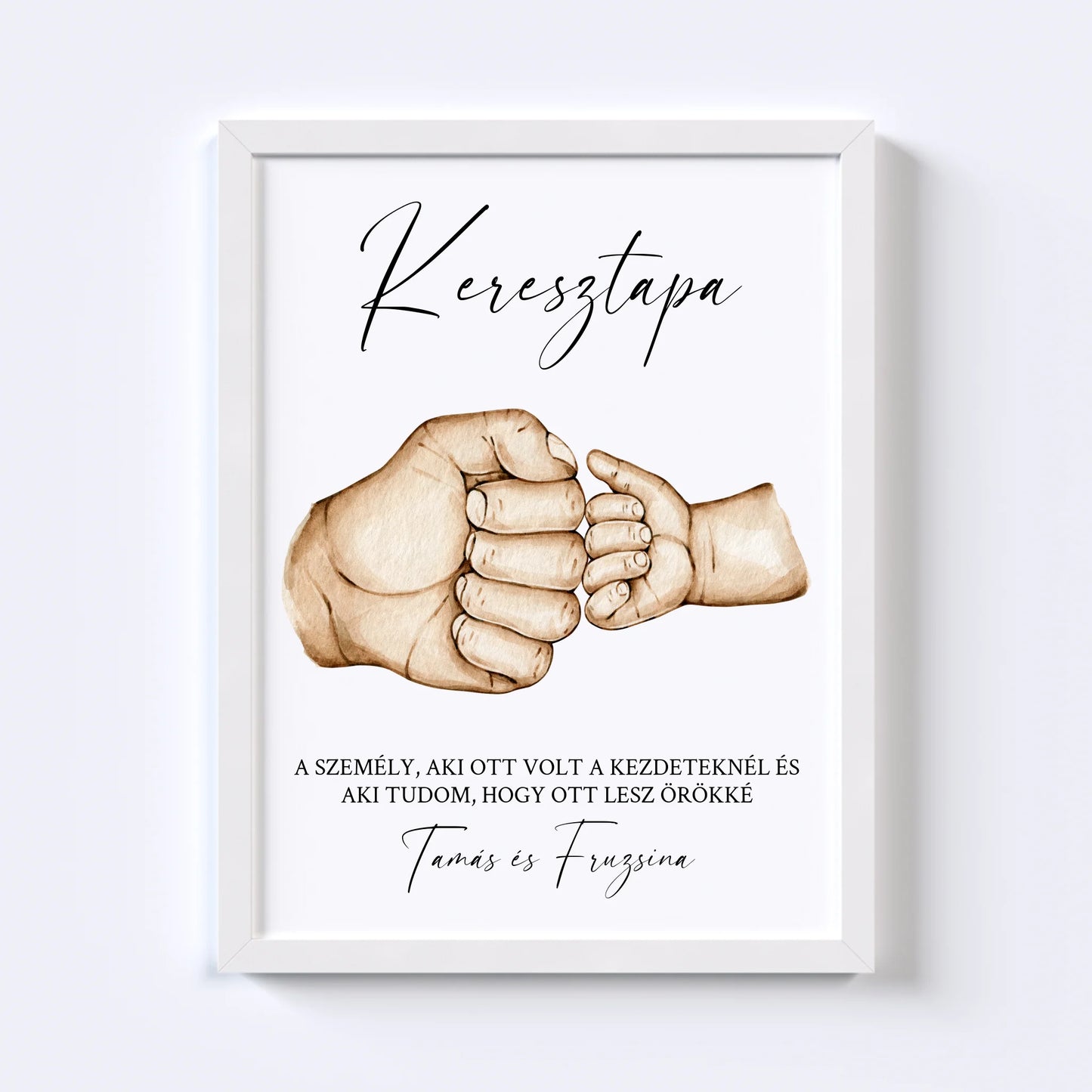 Keresztelő Falikép - Keresztapa