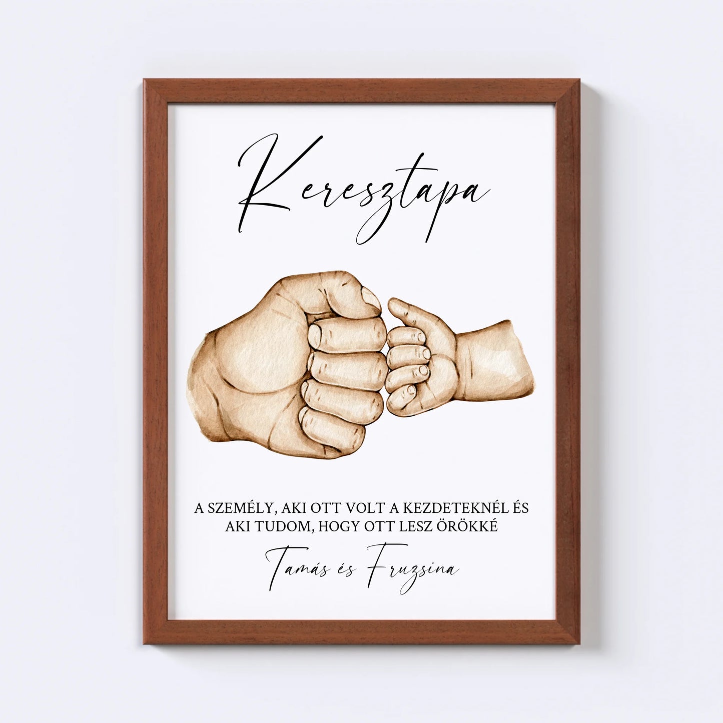 Keresztelő Falikép - Keresztapa