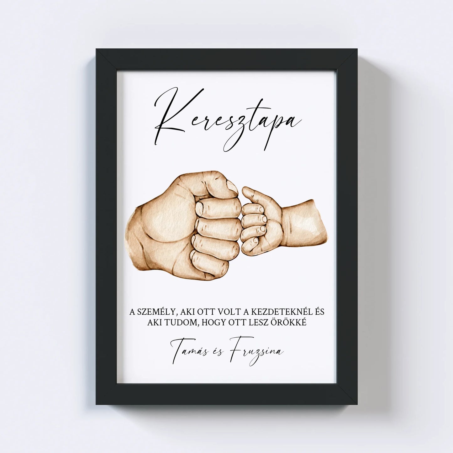 Keresztelő Falikép - Keresztapa