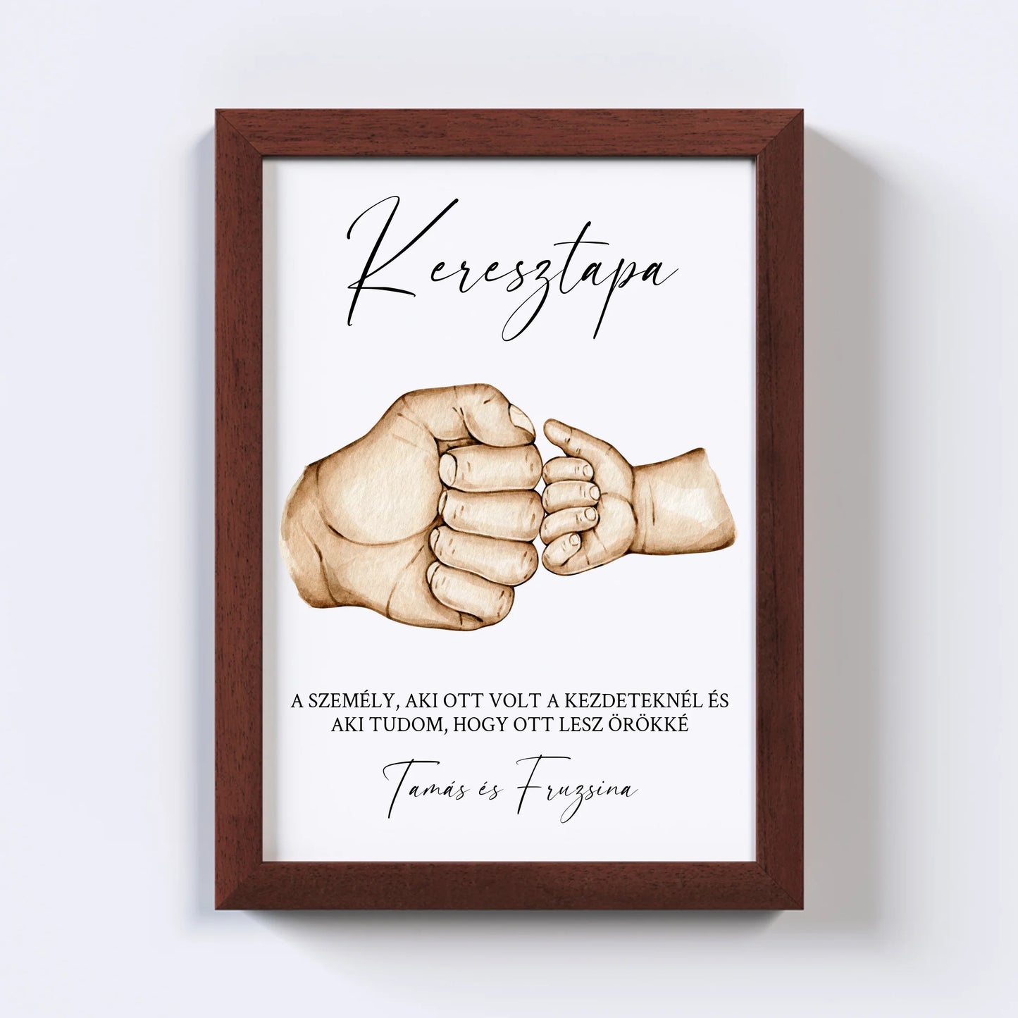 Keresztelő Falikép - Keresztapa
