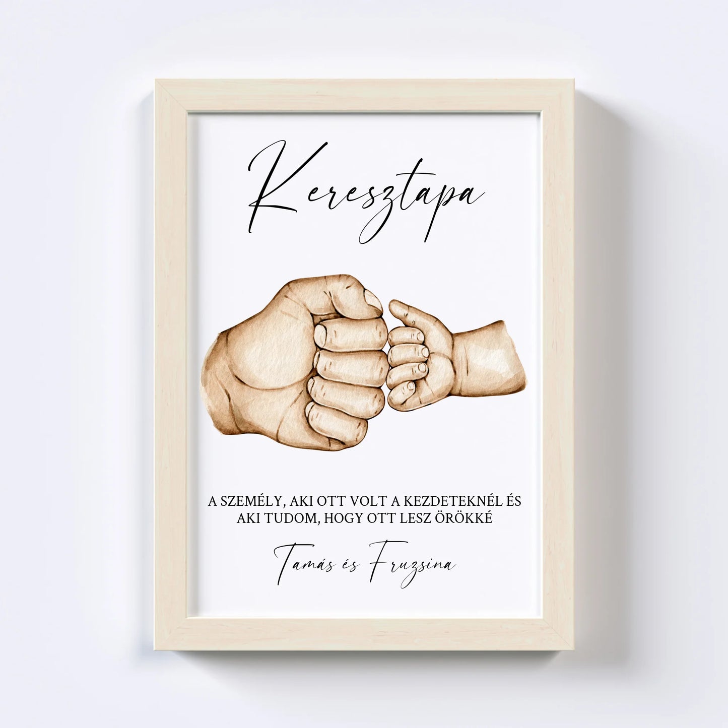 Keresztelő Falikép - Keresztapa