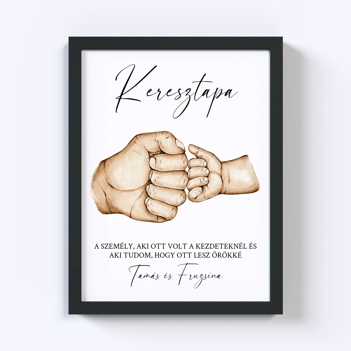 Keresztelő Falikép - Keresztapa