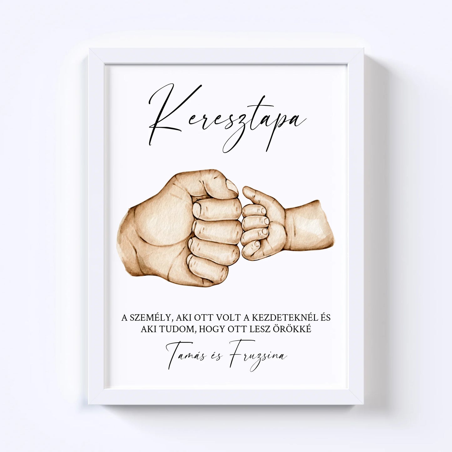 Keresztelő Falikép - Keresztapa