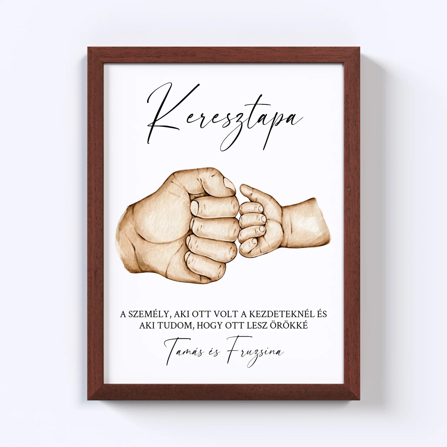 Keresztelő Falikép - Keresztapa