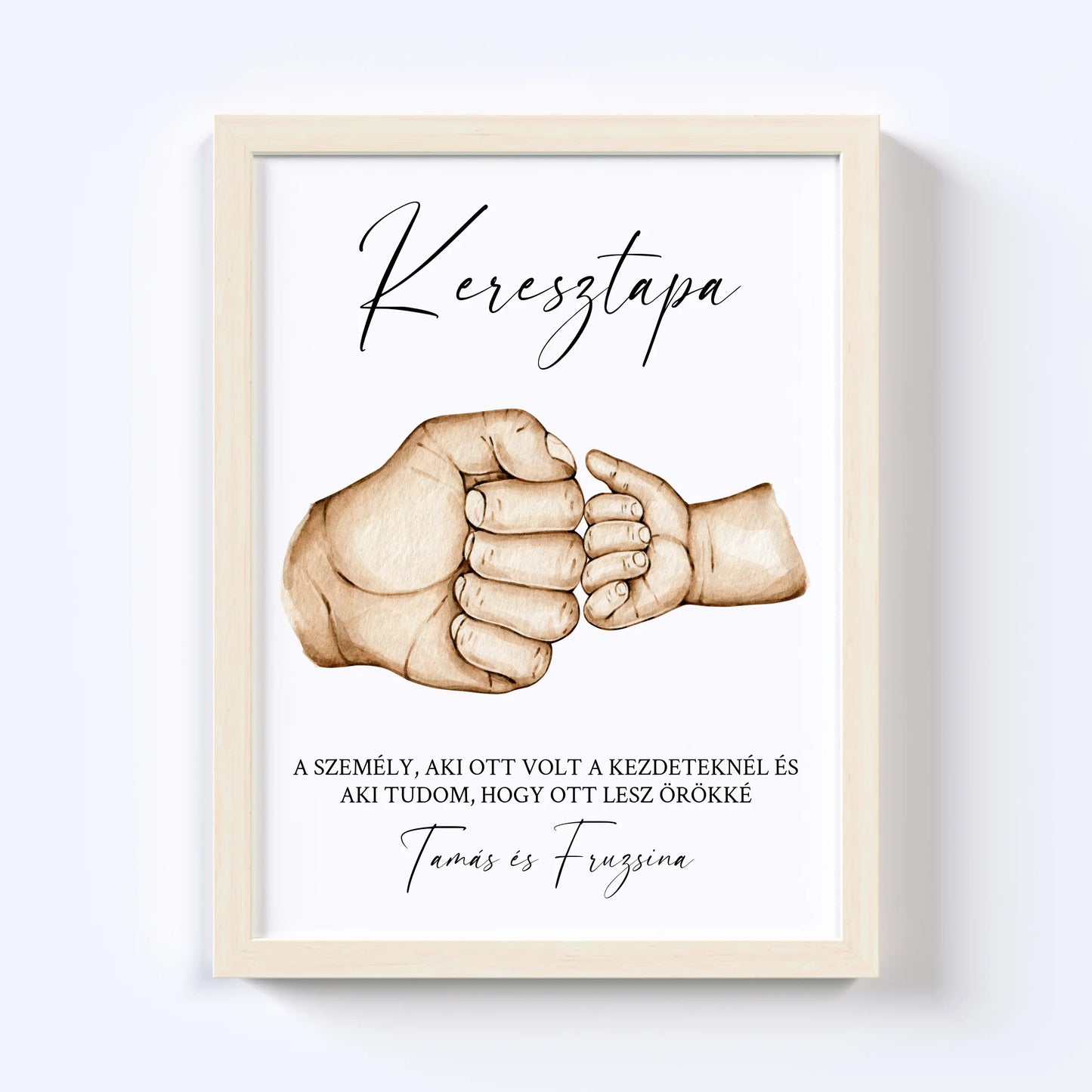 Keresztelő Falikép - Keresztapa