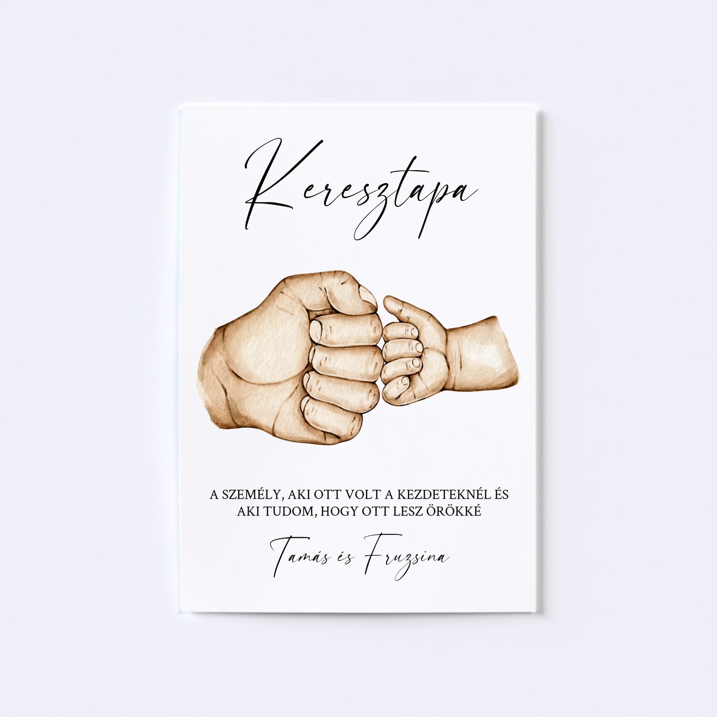 Keresztelő Falikép - Keresztapa