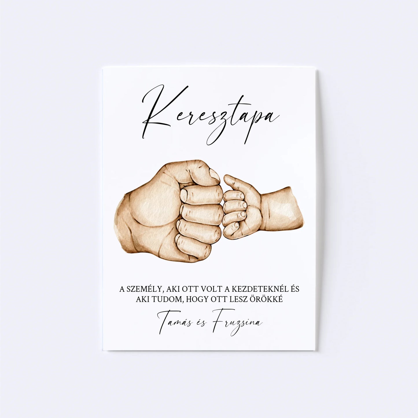 Keresztelő Falikép - Keresztapa