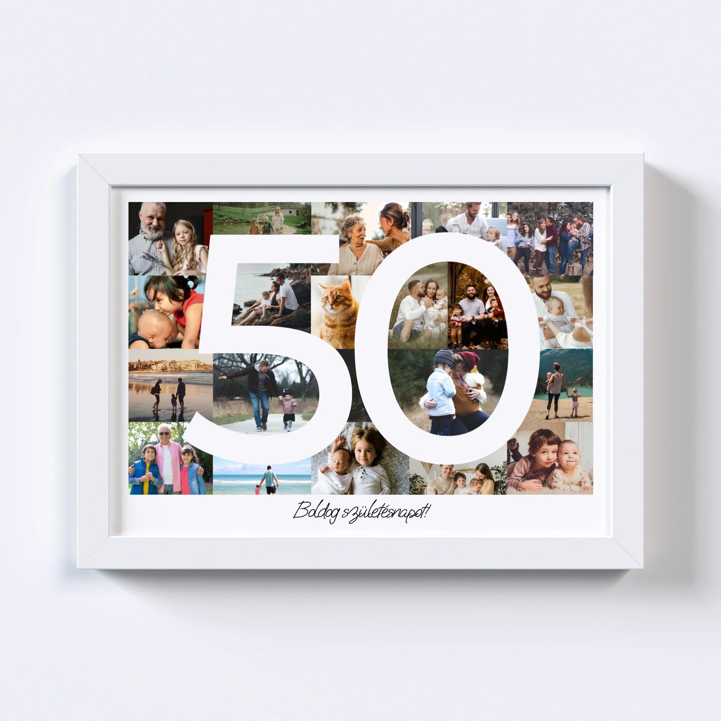 50 Születésnap Fotókollázs