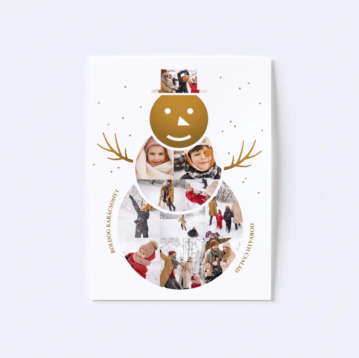 Hóember Fotókollázs