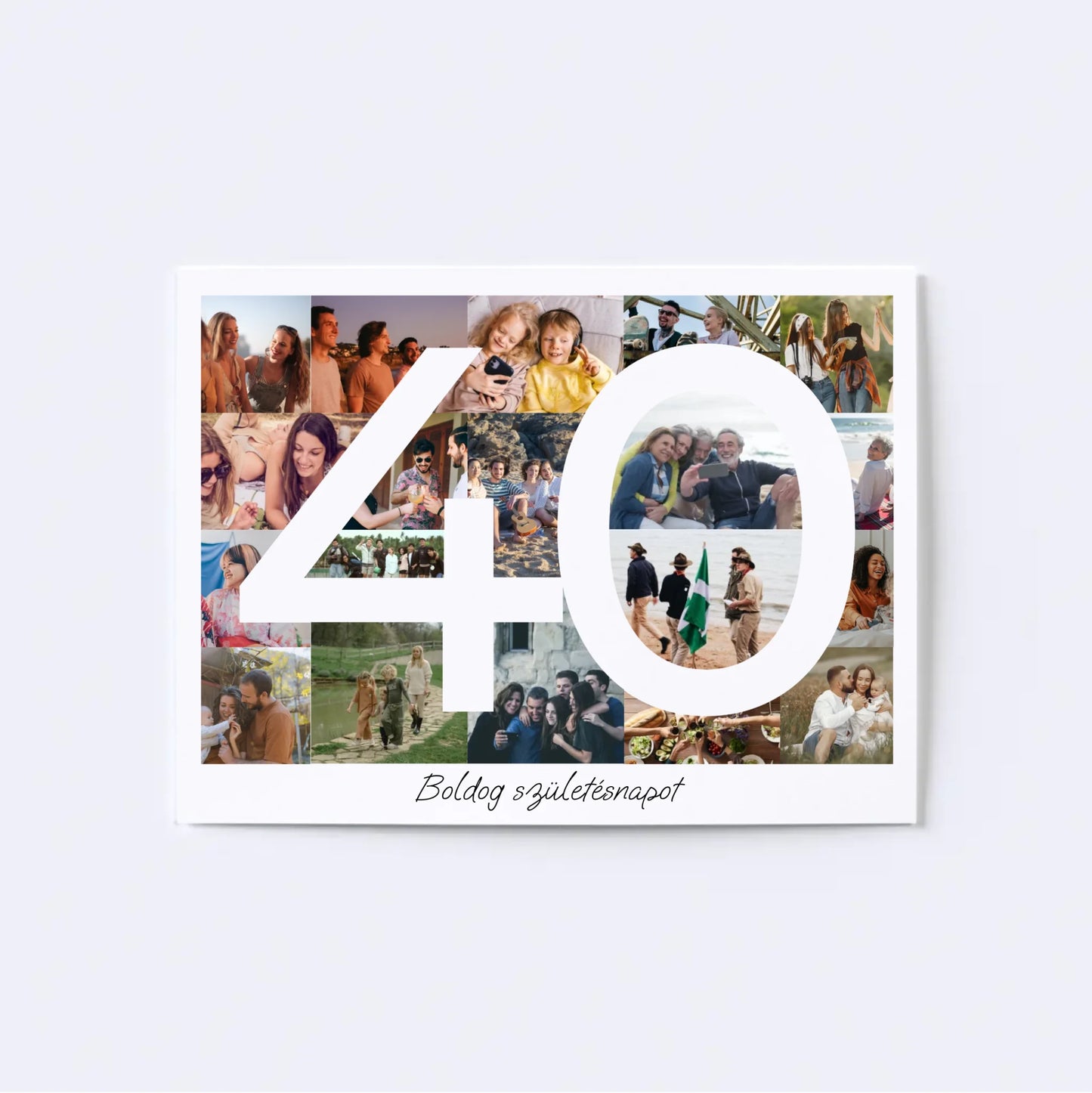 40 Születésnap Fotókollázs