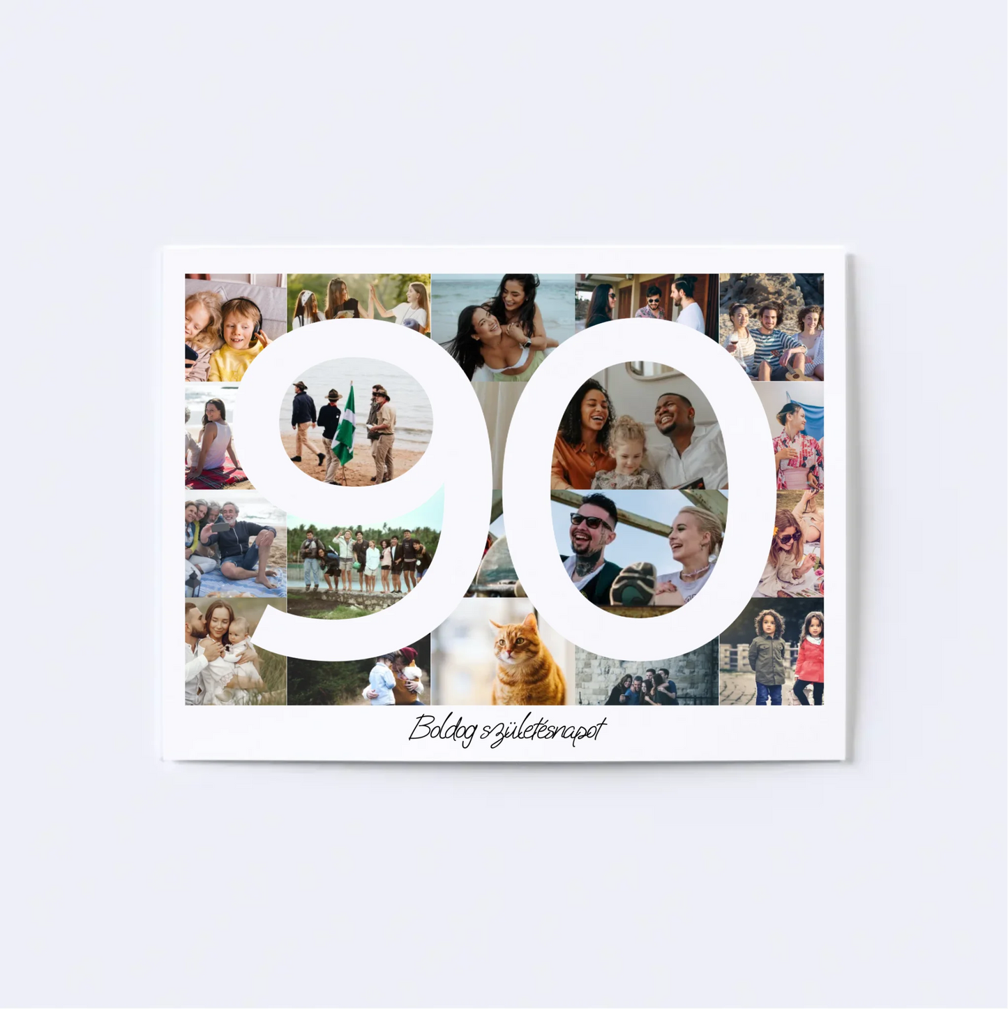 90 Születésnap Fotókollázs
