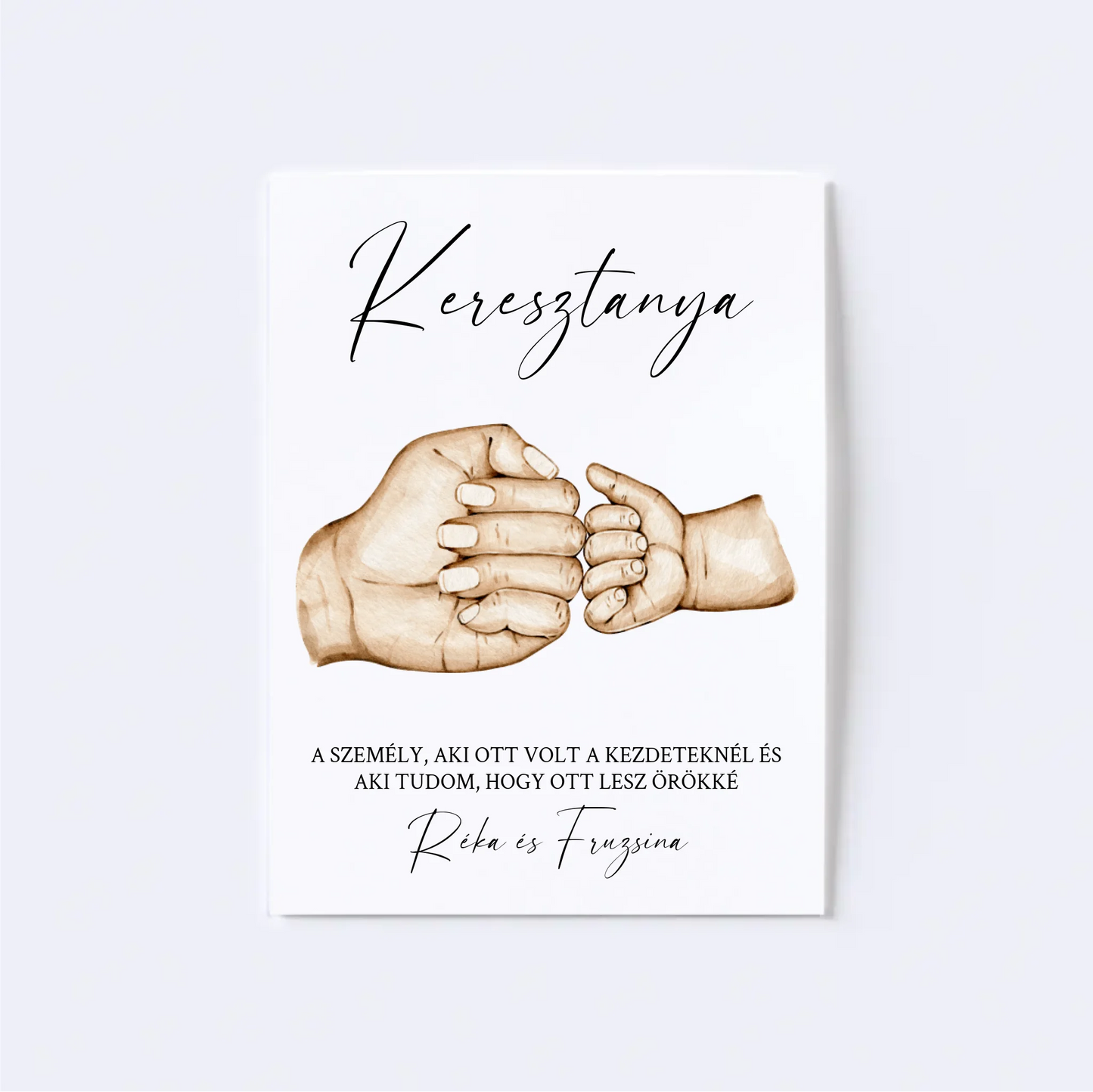 Keresztelő Falikép - Keresztanya