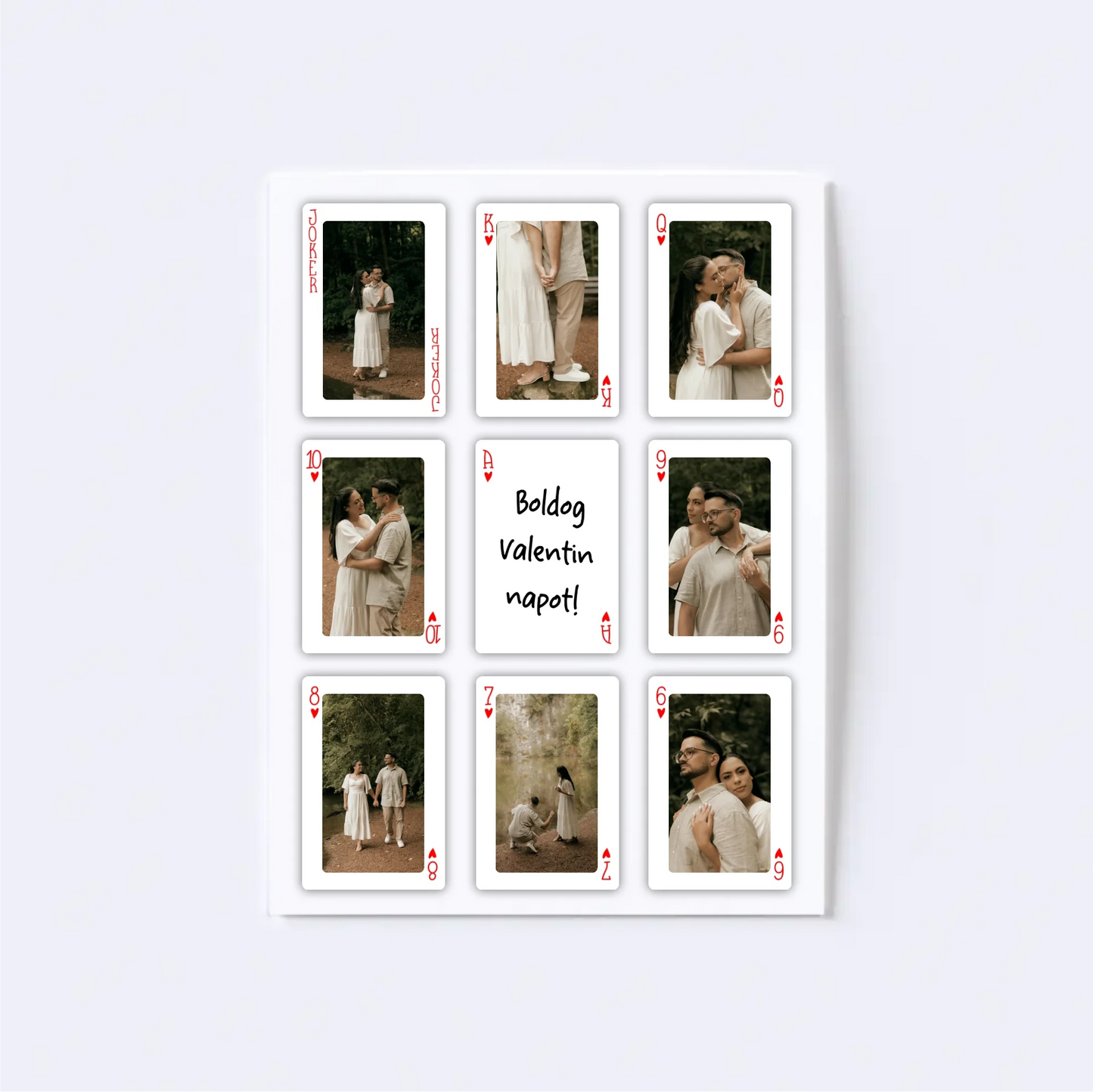 Kártyapakli Fotókollázs