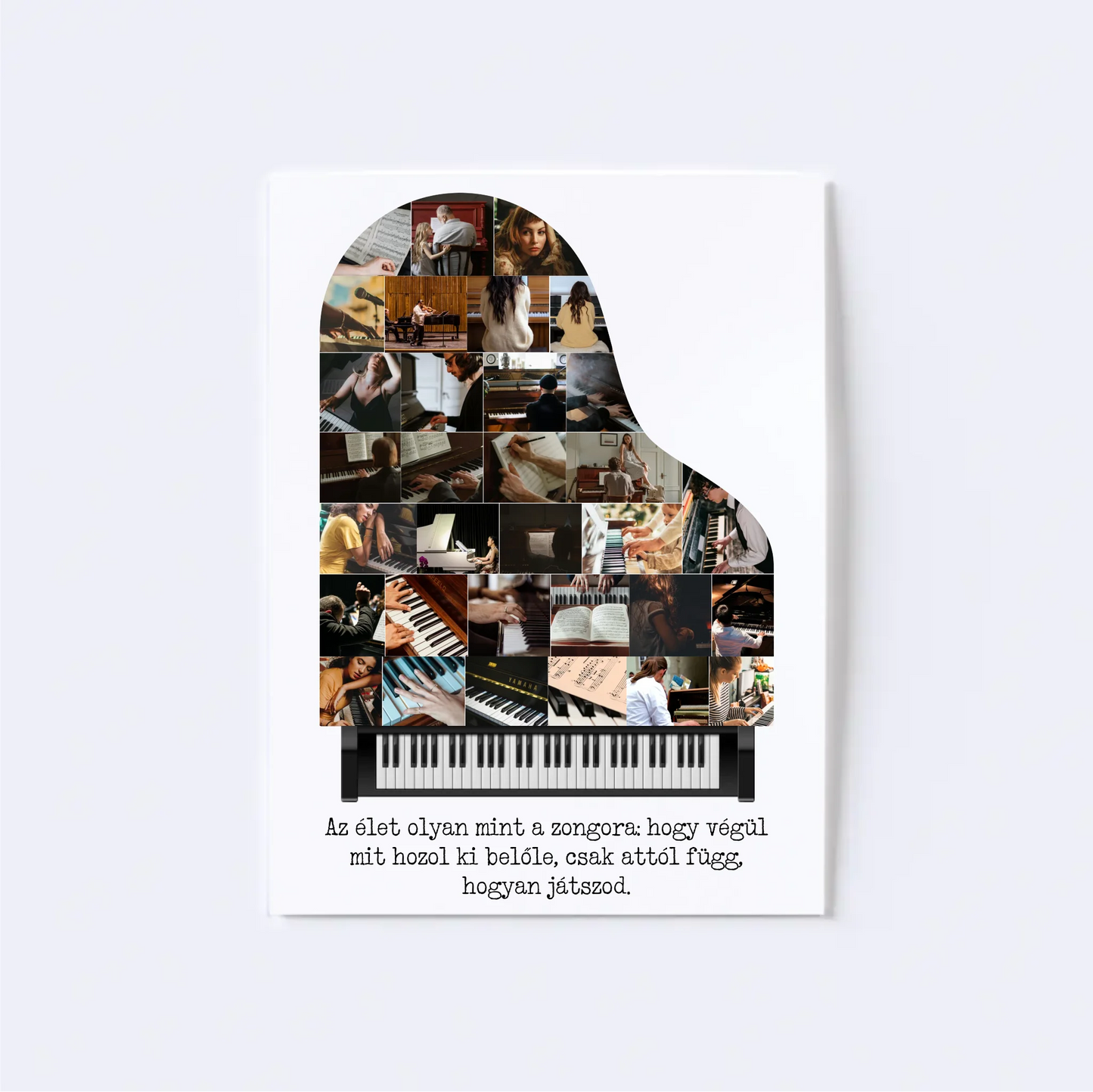 Zongora Fotókollázs - 32 Képes