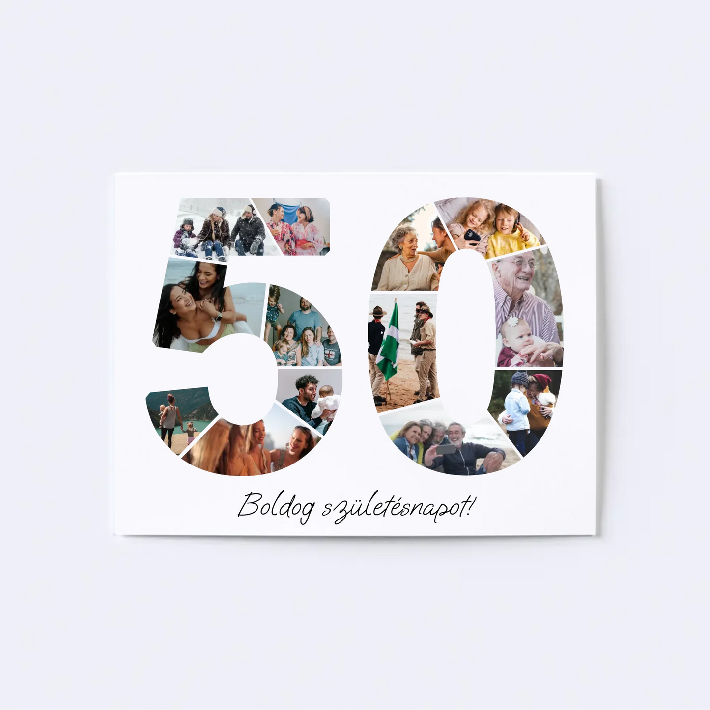 Ötvenes Születésnap Fotókollázs (50-59)