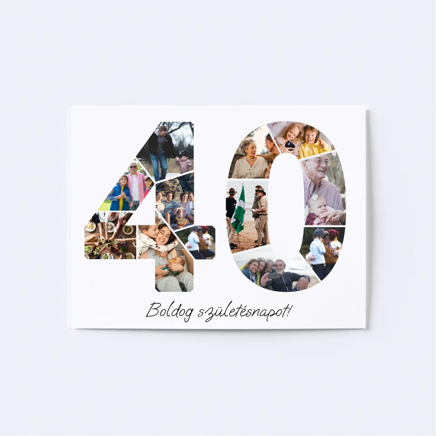 Negyvenes Születésnap Fotókollázs (40-49)